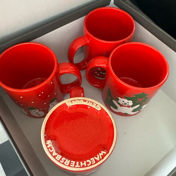 Waechtersbach Christmas Mugs 4 total Made in Germany - Picture 2 of 3